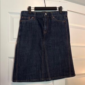 GAP Blue A-Line Knee-Length Skirt